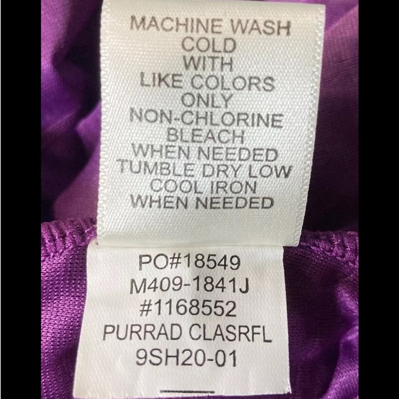 John Paul Richard Magenta Rocker-Chic Ruffled Sleeveless Top (Orig $44) Sz L-NWT - Picture 7 of 9